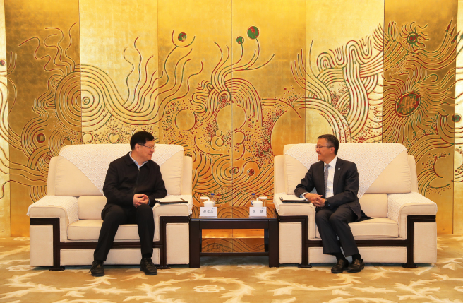 焦健會(huì )見(jiàn)青島市委副書(shū)記、市長(cháng)趙豪志