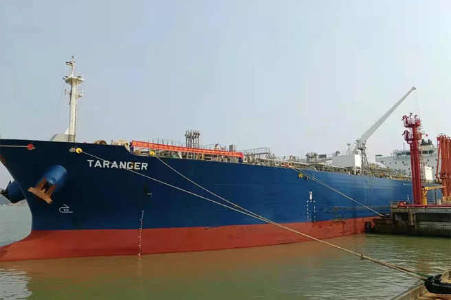 中化化銷(xiāo)首船5000噸苯乙烯出口海外